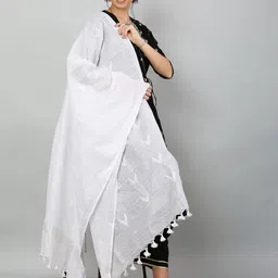 Bunkraft Woven Design Ikat Dupatta-picture-12