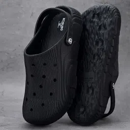 Koburg Men Self Design Clogs-picture-4