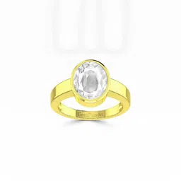 GenZcomplex White Brass Zircon Finger Ring-image-79