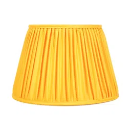 Lampenschirm India Yellow Silk Straight Empire Premium Soft Back Lampshade-8