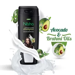 Nisha Set Of 3 Avocado & Brahmi Shampoo - 80 ml Each image 2