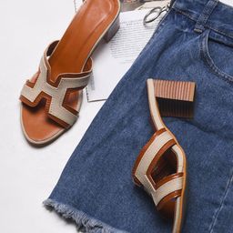 Froh Feet Women Open Toe Block Heels Sandals-24