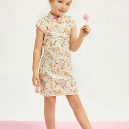 LULU & SKY Floral Print A-Line Dress-picture-54