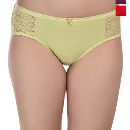 Valles365 by S.C. Pack Of 3Lace Mid-Rise Hipster Briefs PNTPSDCRWINSEARED-S-29