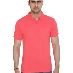 Colors and Blends Men Solid Polo Collar Cotton T-shirt-image-93