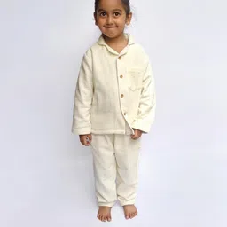 Snuggly Spaces Kids-Unisex White Nightdress-image-33
