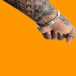 Dynamic Retail Global Men Silver-Plated Link Bracelet-image-65