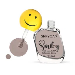 SHRYOAN Smily Ultra Glossy Long Lasting Nail Polish - 11 ml - Dusty Grey - 55-image-96