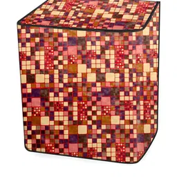 The Furnishing Tree Washing Machine Cover Abstract Pattern Brown Compatible for Whirlpool 8.5Kg Sem image 5