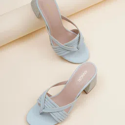 Anngiri Women Solid Block Sandals-44