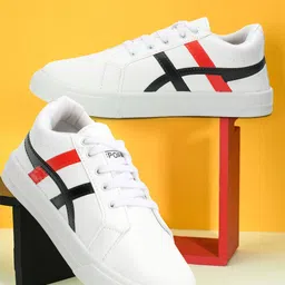 HOTSTYLE Men Striped Sneakers-picture-54