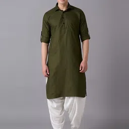 RAJUBHAI HARGOVINDAS Men Pathani Kurta-image-98
