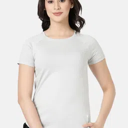 BLOSSOM Women Round Neck Stretchable Lounge T-shirts-image-49