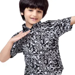 BAESD Boys Standard Animal Opaque Printed Casual Shirt-image-76