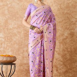 Suha Woven Design Zari Art Silk Banarasi Saree-image-48