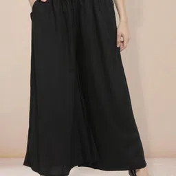 all about you Women Comfort Loose Fit Wide Leg Trousers-image-90