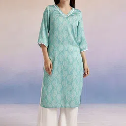 Jaipur Kurti Bandhej Printed Straight Kurta-picture-45