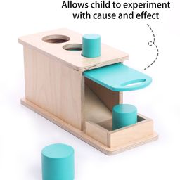 Intellibaby Wooden Cylindrical Drop Box Level 11 - Multicolor image 4