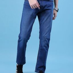 V-Mart Men Regular Fit Mid-Rise Light Fade Stretchable Jeans-picture-27