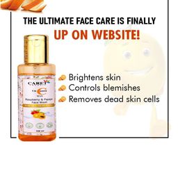 CARET ORGANIC Vitamin C With Raspberry & Papaya Face Wash For All Skin Type - 100 ml image 4