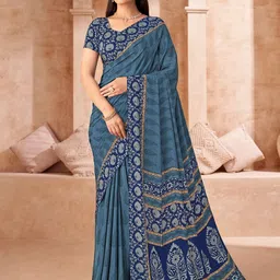 KALINI Poly Crepe Saree-picture-15