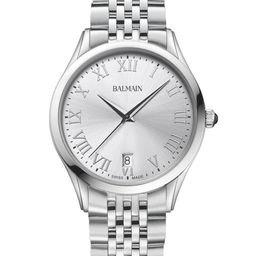 Balmain Men Dial & Stainless Steel Bracelet Style Straps Analogue Watch B41013122-33