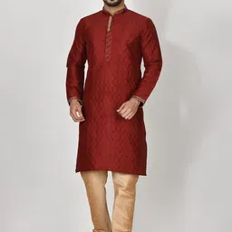 RANAK Men Regular Kurta with Pyjamas-14