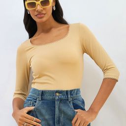 SASSAFRAS BASICS Cotton Crop Top-image-37
