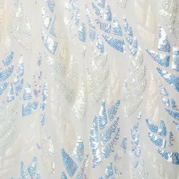 DIVASTRI Embellished Sequinned Semi-Stitched Lehenga & Unstitched Blouse With Dupatta image 4