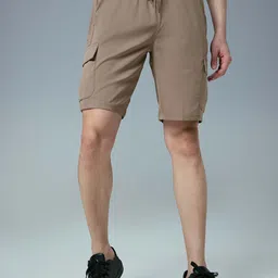 Technosport Men Slim Fit Running Sports Shorts with Antimicrobial Technology-image-89
