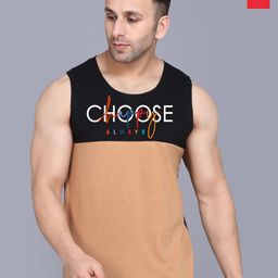 SLOWLORIS Men Pack Of 2 Printed Scoop Neck Gym Vests-picture-34