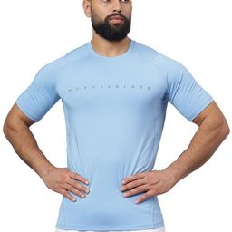 MuscleBlaze Unisex Brand Logo Printed Round Neck Compression T-shirt-47