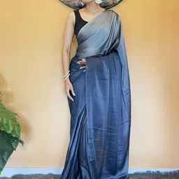 KALINI Pure Chiffon Ombre Ready to Wear Saree-image-34