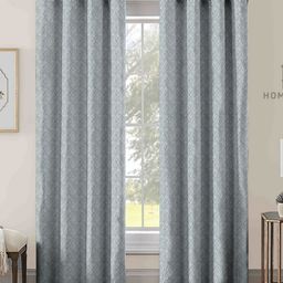 Aura Green & Grey 2 Pieces Printed Room Darkening Door Curtains-image-33