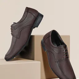 Paragon Men Textured Formal Derbys-picture-3