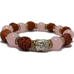 VIBESLE Unisex Artificial Beaded Elasticated Bracelet-11