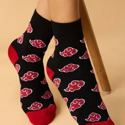 The Souled Store Naruto Akatsuki Men Above Ankle-Length Socks-48