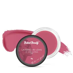 Baked Beauty Beetroot Lip & Cheek Tint Lipstick With Vitamin E- 8g - Layered In Love-15