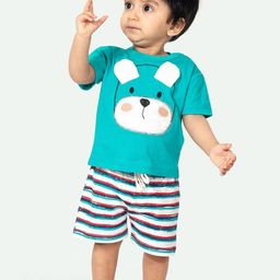 ariel Boys Printed T-shirt with Shorts-image-57