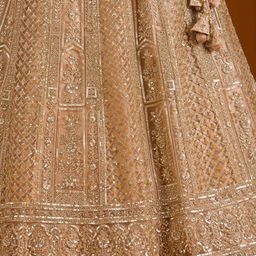Koskii Embellished Sequinned Net Ready to Wear Lehenga & Blouse With Dupatta image 5