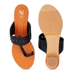 THE MADRAS TRUNK Embellished Platform Sandals with Bows image 5