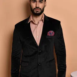 PRINTINDIA Cotton Notched Lapel Single Breasted Formal Blazer-picture-31