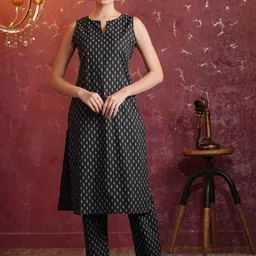 Anouk Women Black Kurta Sets-picture-29