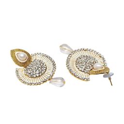 Anouk Crescent Shaped Drop Earrings image 2