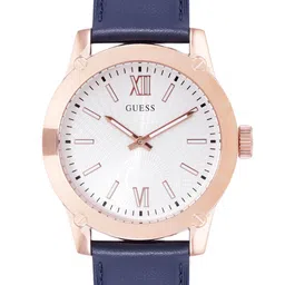 GUESS Men Dial & Leather Straps Analogue Watch GW0628G3-35
