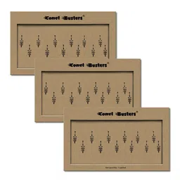 Comet Busters Set Of 3 Handcrafted Traditional Designer Bindi - Black BIN021-17