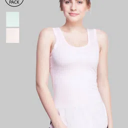 Dollar Missy Pack of 3  Combed Cotton Camisole-image-12