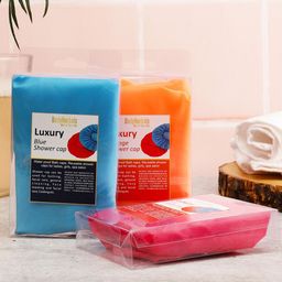 BodyHerbals Luxurious Set of 3 Reusable Shower Caps-10