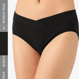 Inner Sense Pack Of 3 Mid-Rise Antimicrobial Maternity Briefs-image-61