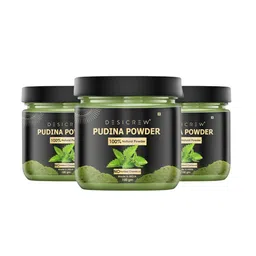 Desi Crew Set Of 3 Pudhina Powder Mask - 100 g Each-12